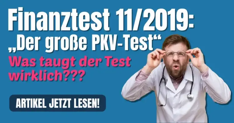 Finanztest 11-2019 - Der große PKV Test - Wie gut ist er wirklich