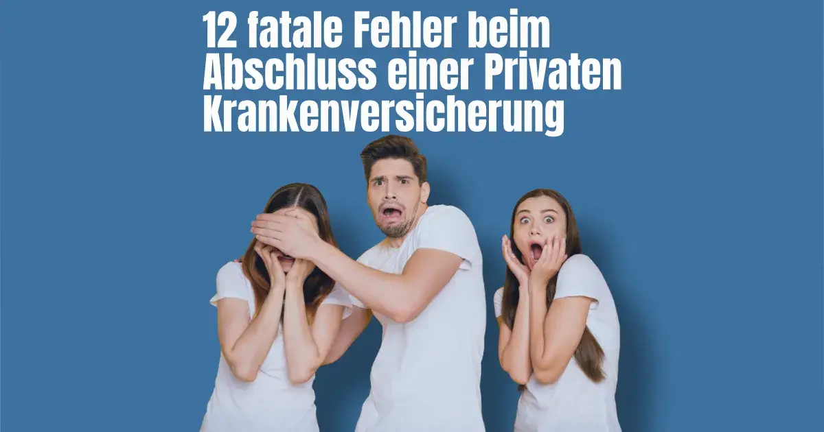 private krankenversicherung abschließen