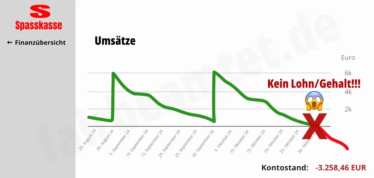 Berufsunfähigkeitsversicherung - Kontoauszug - Desktop