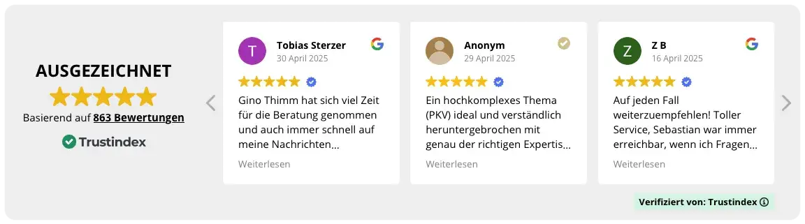 Bewertungen von fairbeamtet.de – Trustindex